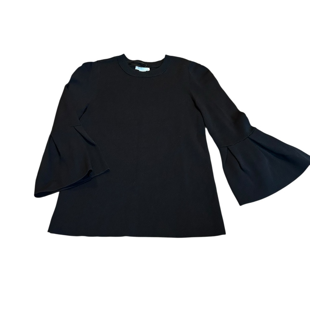 H&M black bell sleeve sweater